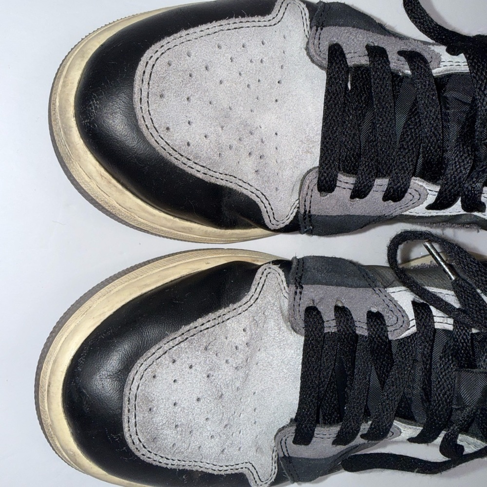 Nike Air Jordan 1 Mid Craft Inside Out Black Grey DM9652-001 Men’s 10.5 - Picture 2 of 8